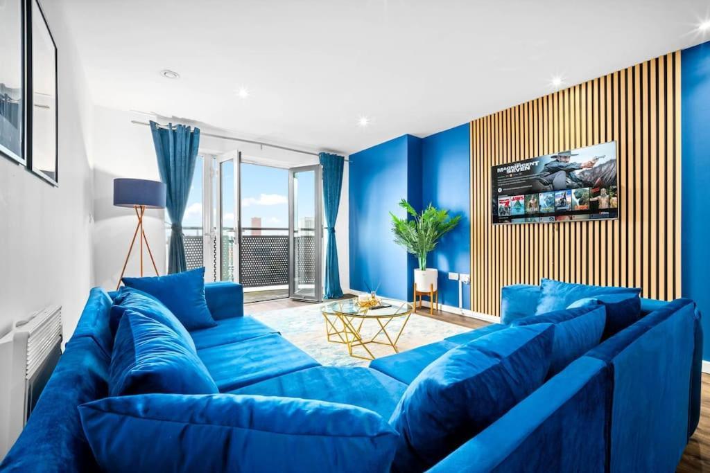 Spacious 2 Bed Apt B'Ham Cc With Parking Sleeps 7 Birmingam Exterior foto