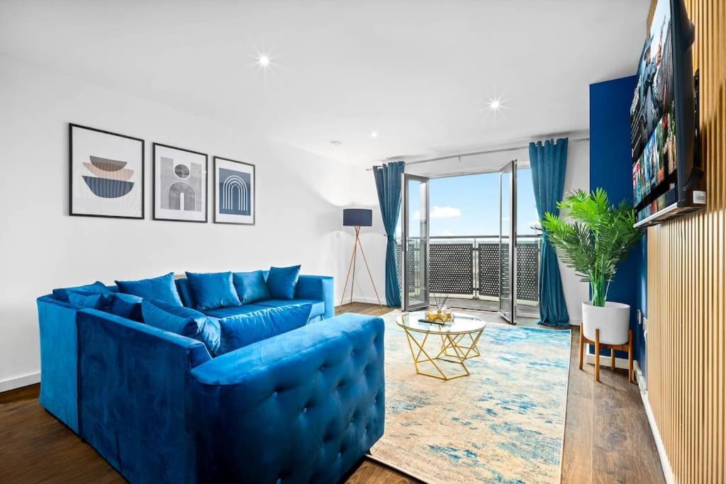 Spacious 2 Bed Apt B'Ham Cc With Parking Sleeps 7 Birmingam Exterior foto
